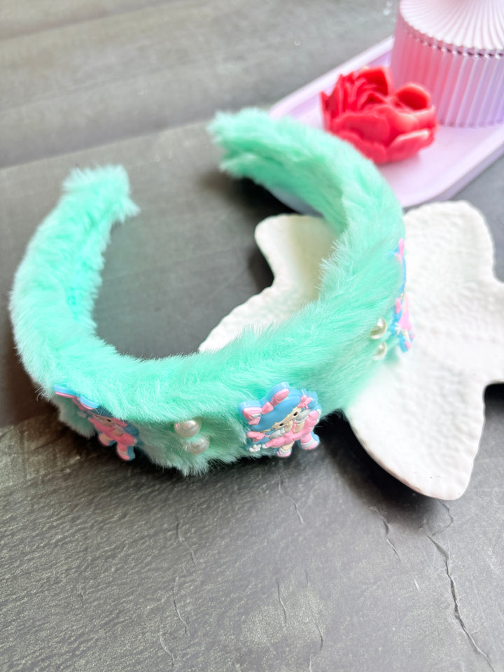Mini Glam Hairpin Green