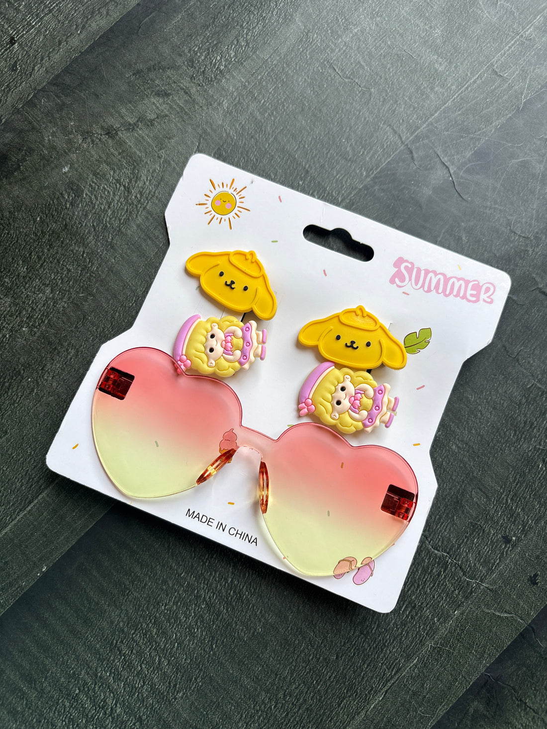 Heart Sunglasses & Hairclip Set 2