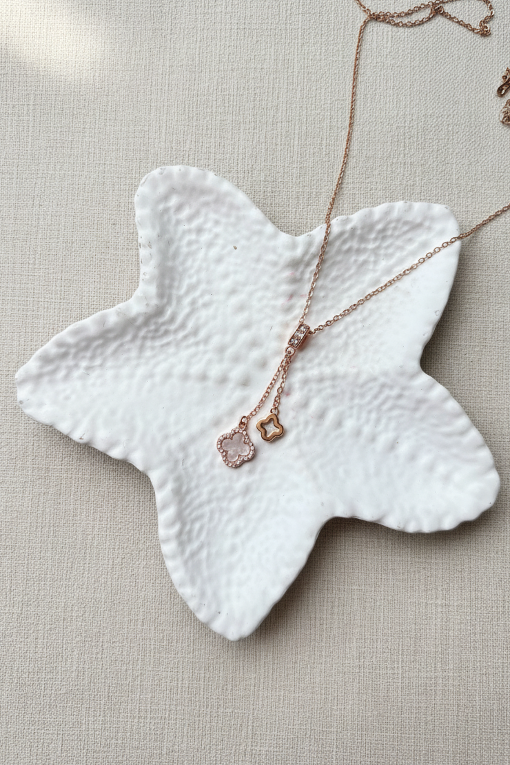 Floral Hanging Necklace