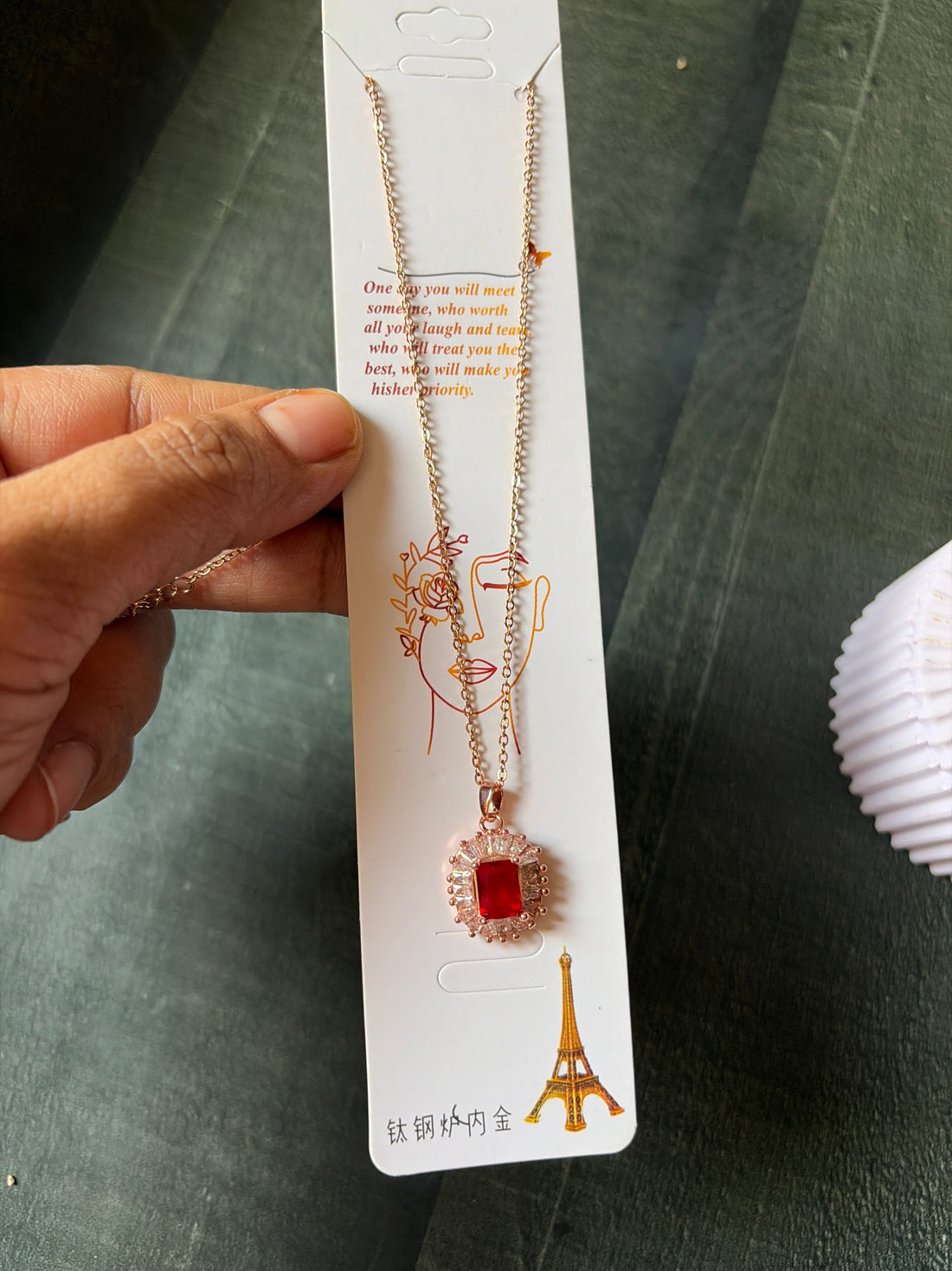 Red Moonlight Necklace