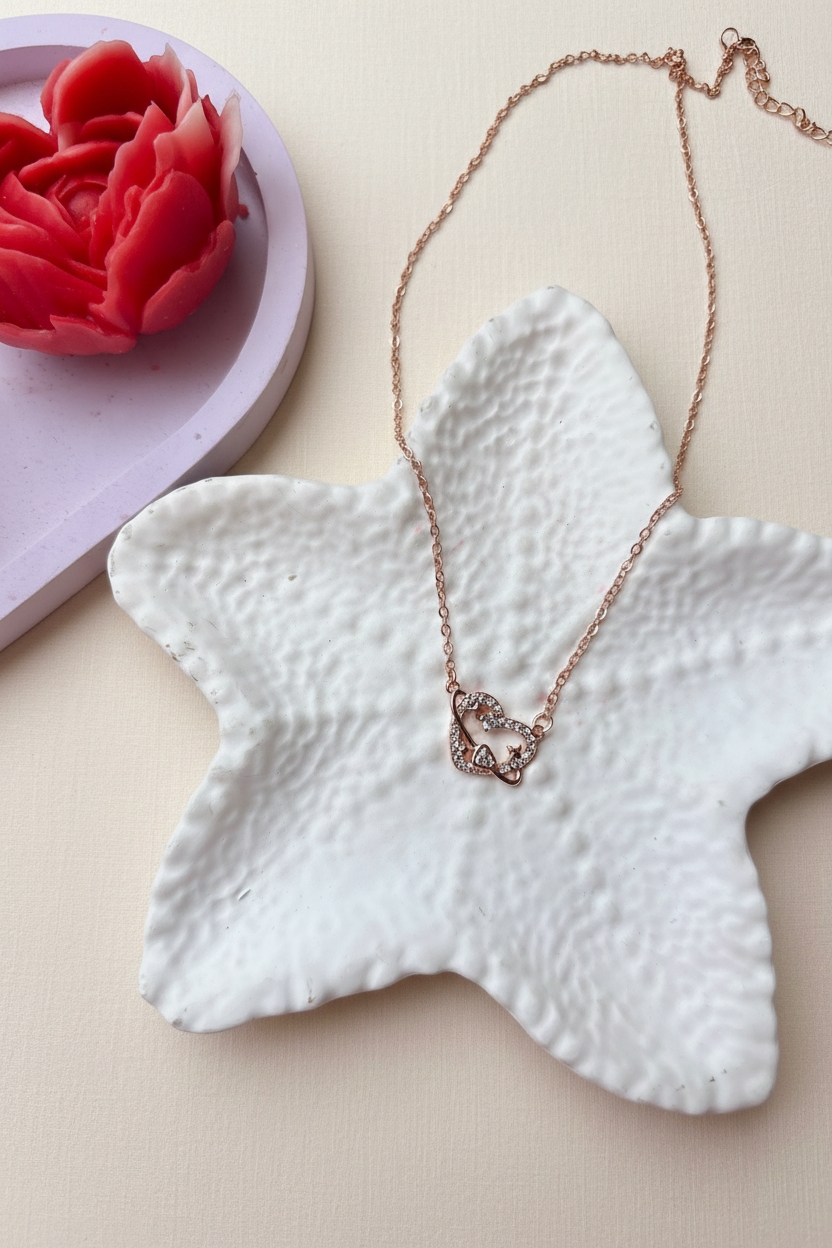 Cloud Heart Necklace