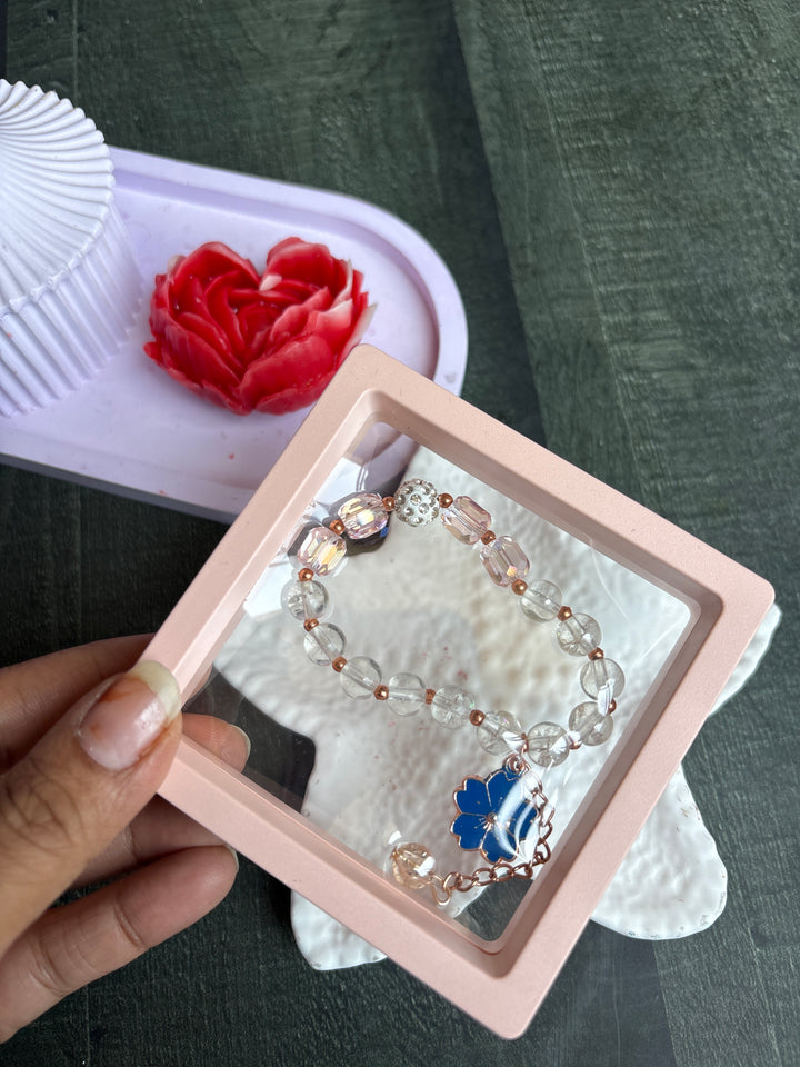 Spark Charm Bracelet white