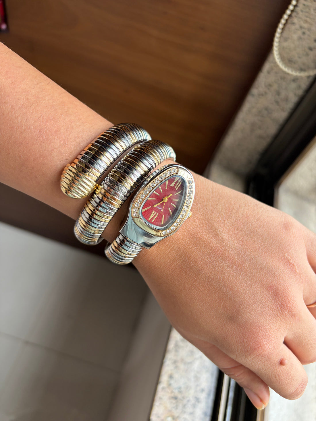 Red Dial Snack Watch