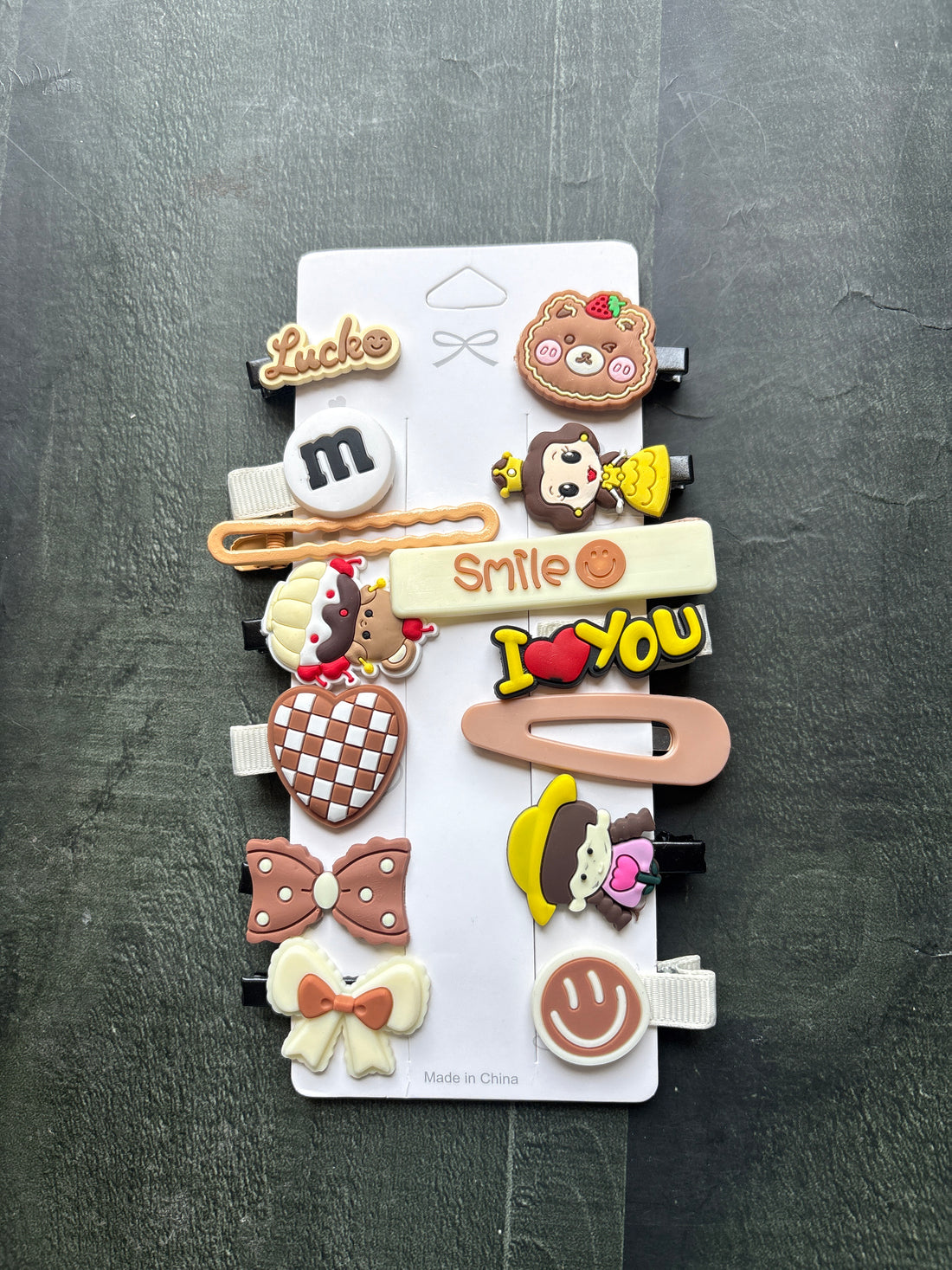 Dreamy Cocoa Hair Clip set