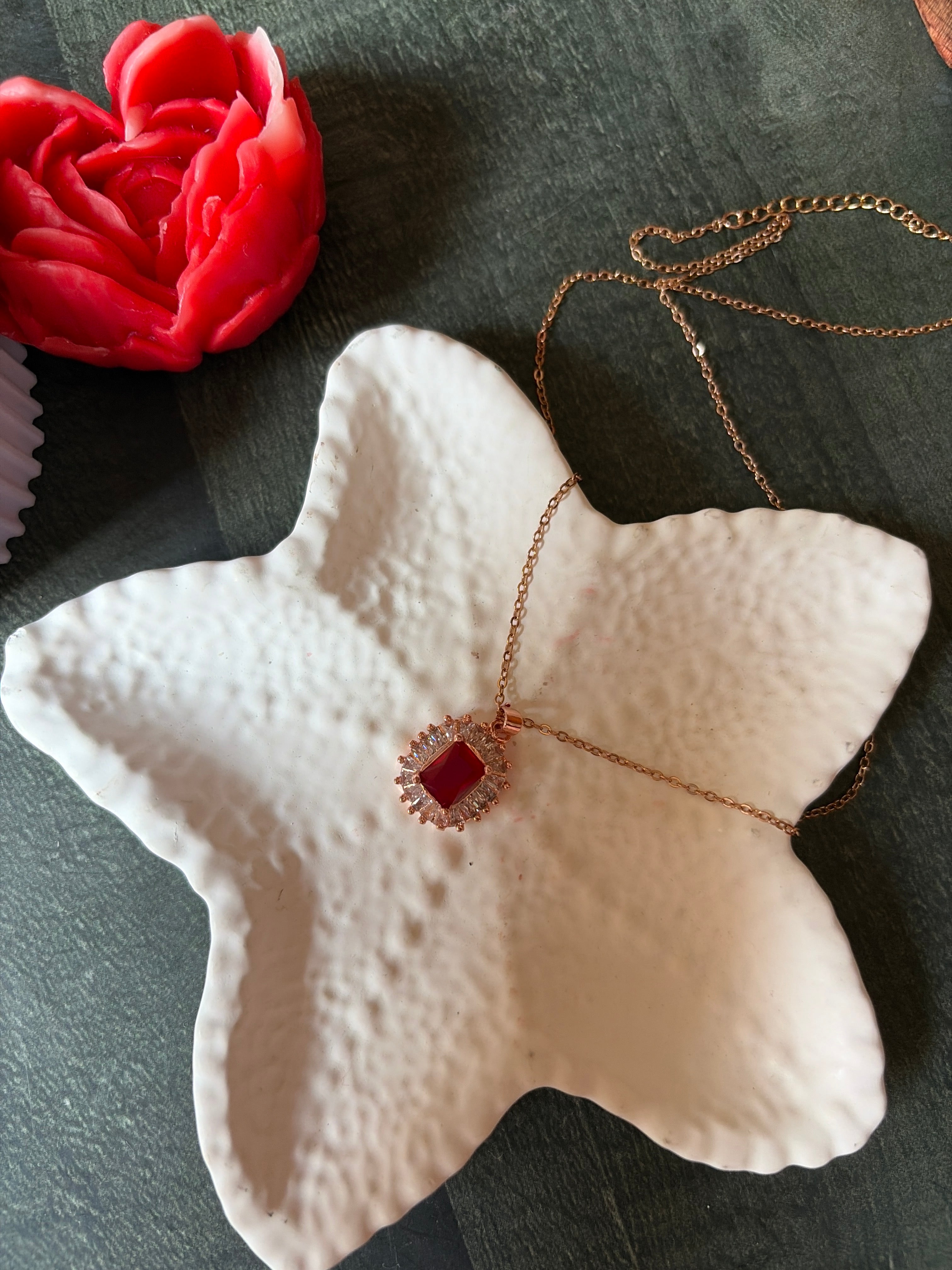 Red Moonlight Necklace