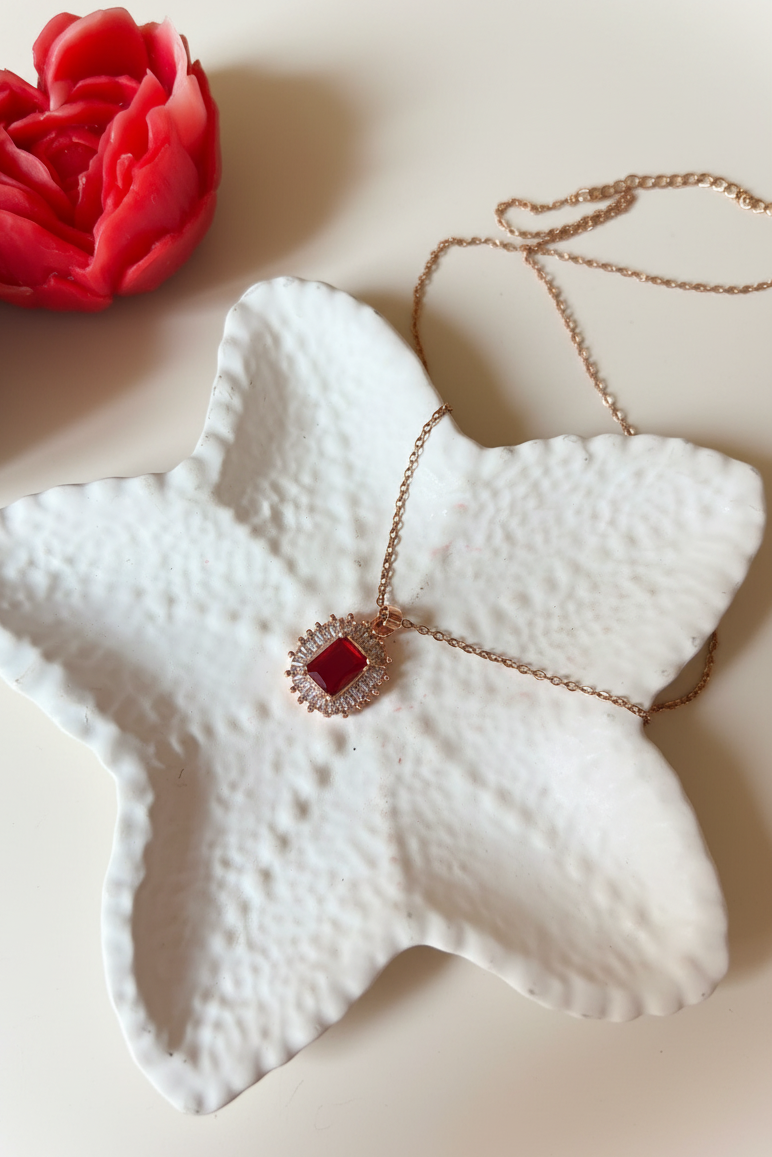 Red Moonlight Necklace