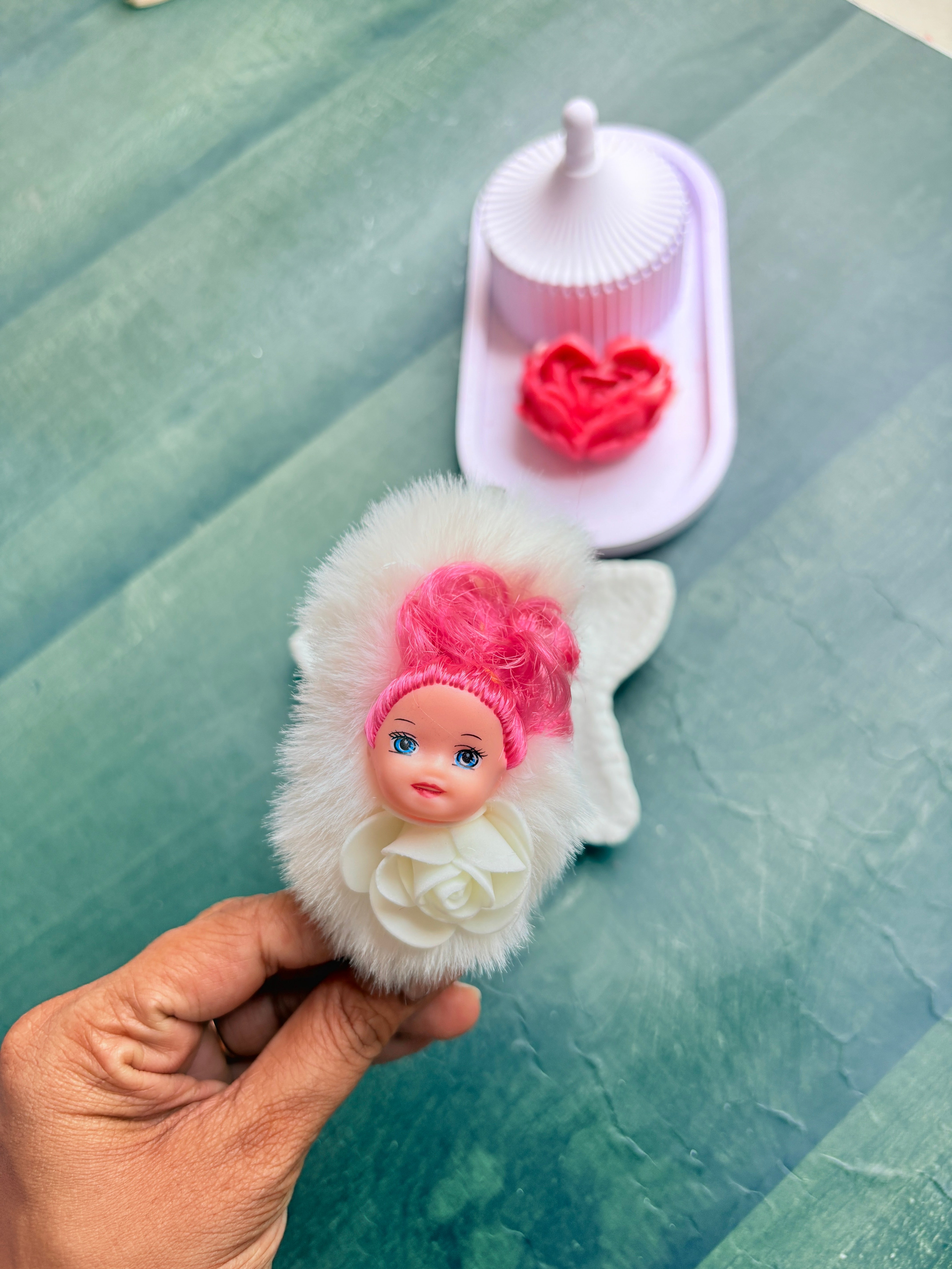 Barbie Pop Hairpin White