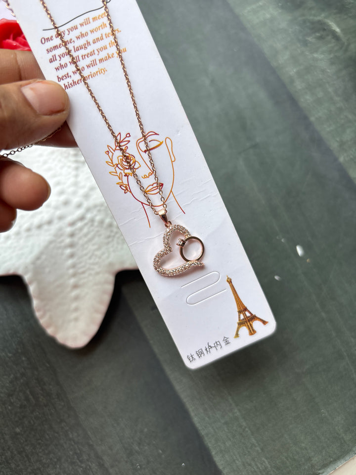 Ring Heart Necklace