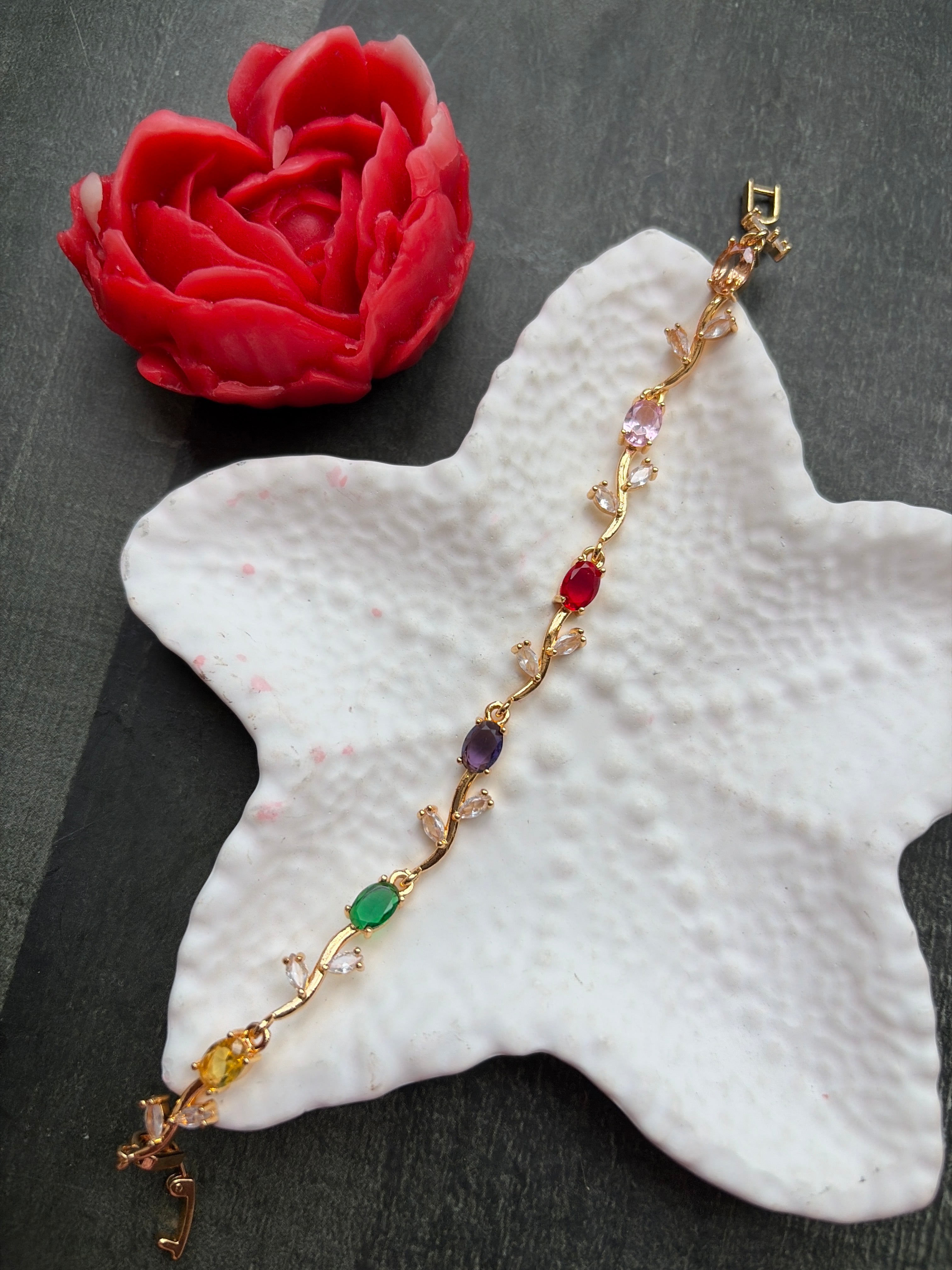 Multi Colour Tulip Bracelet