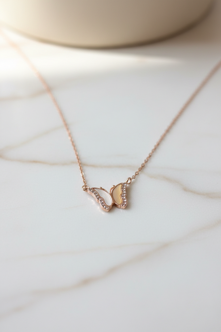 Butterfly Spark Necklace