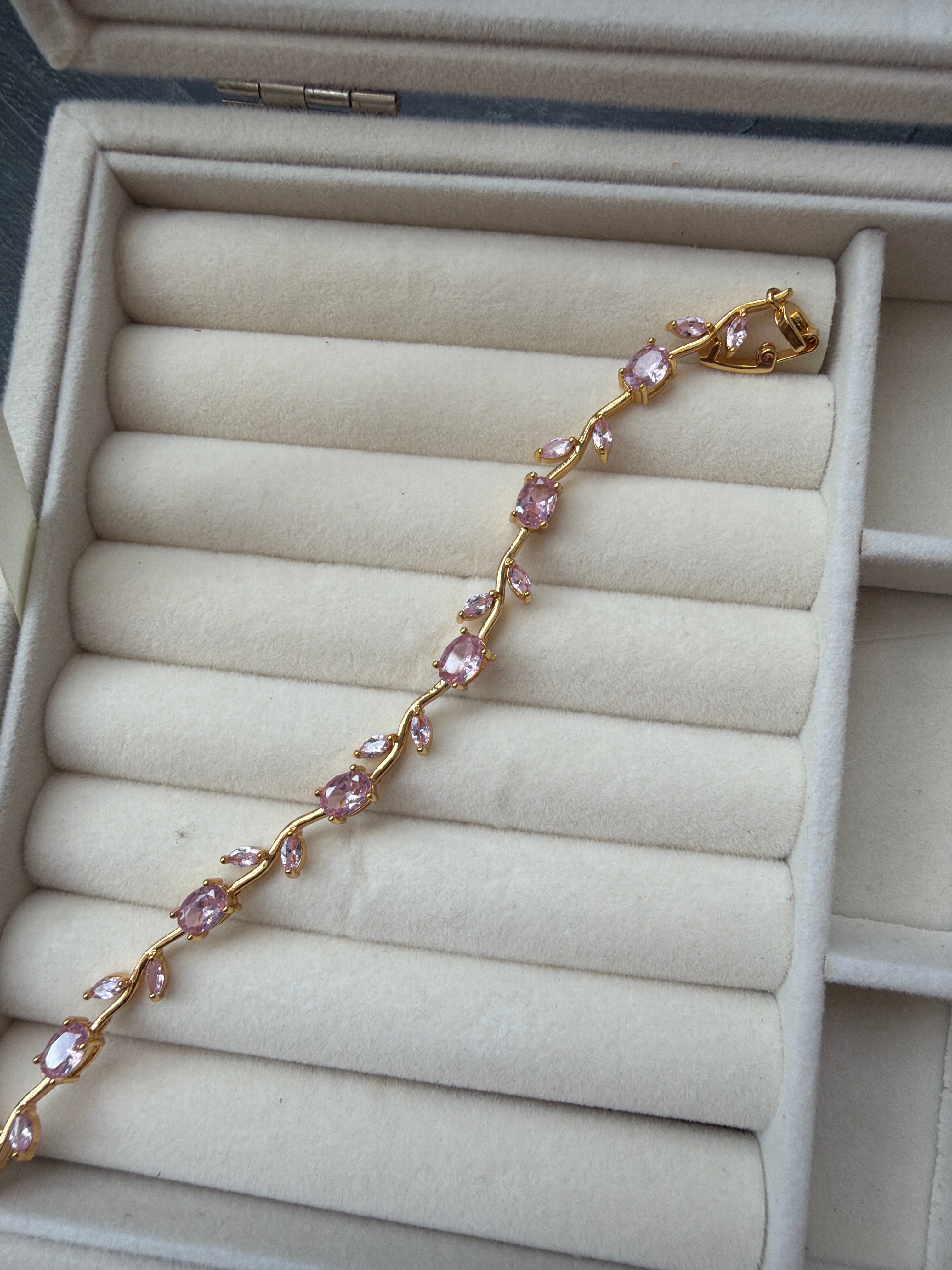 Pink Tulip Bracelet