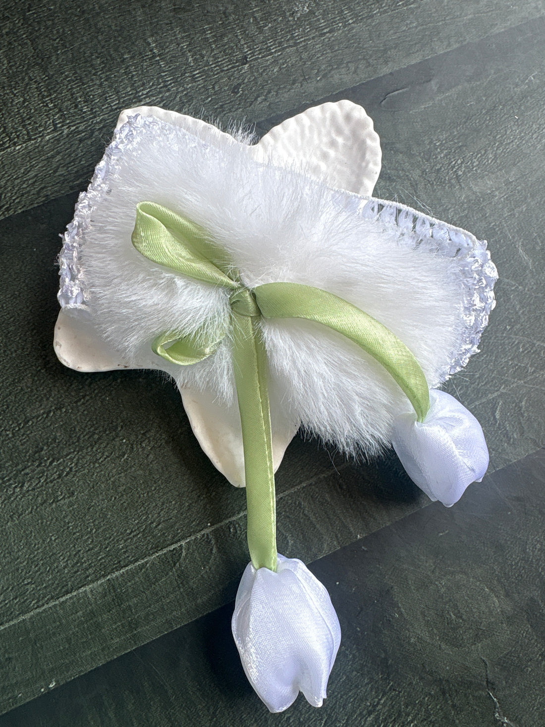 Snow Tulip Headband