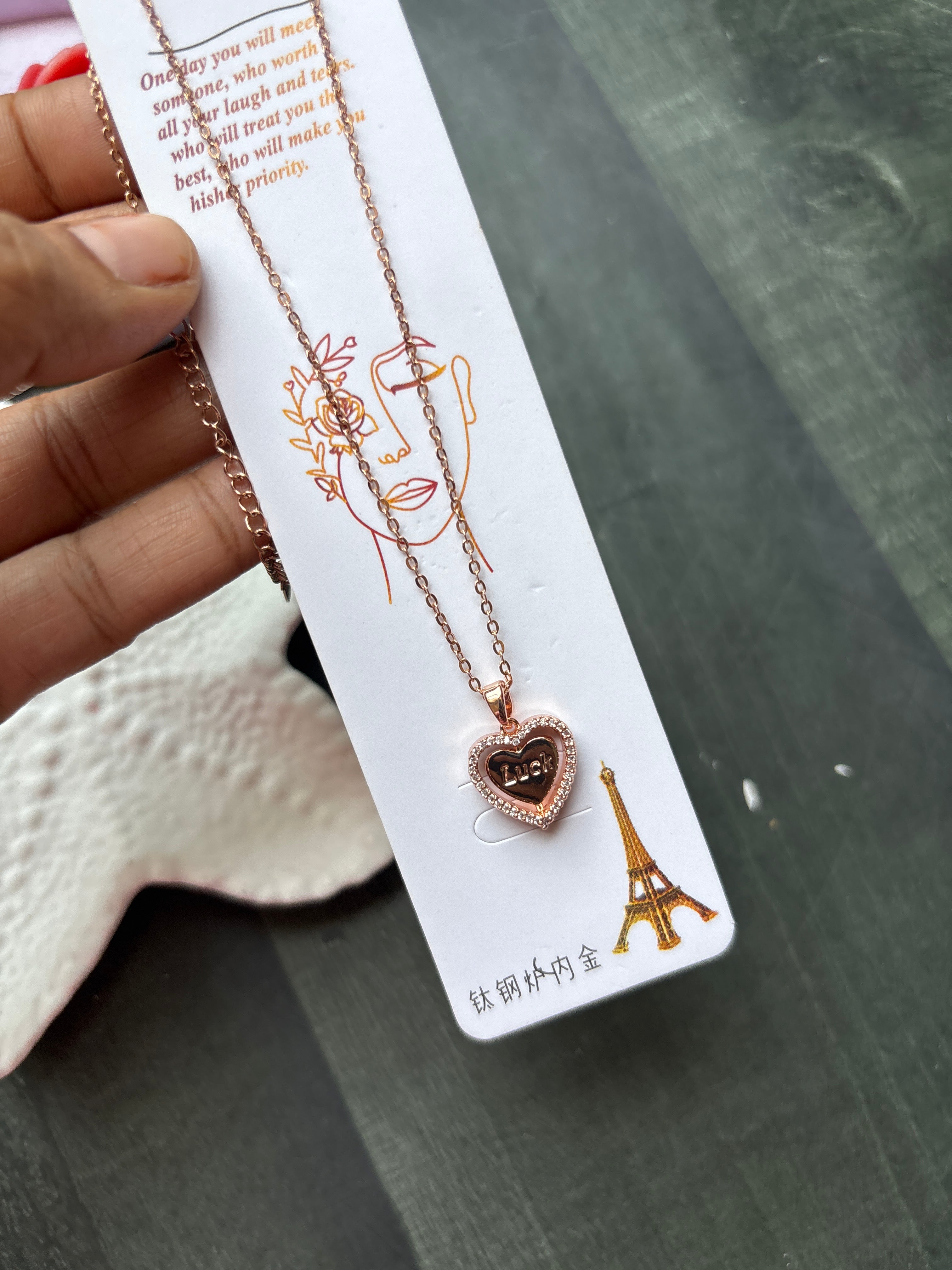 Luck Heart Necklace