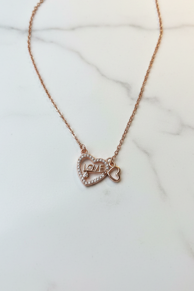 Love Key Necklace