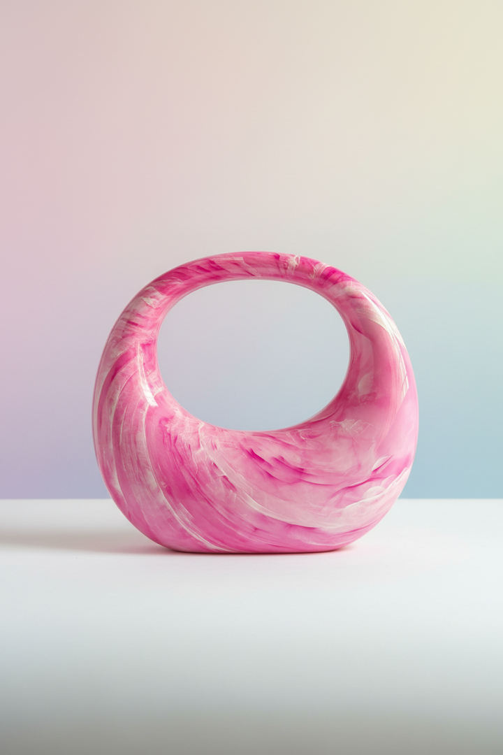 Rose Marble Handbag
