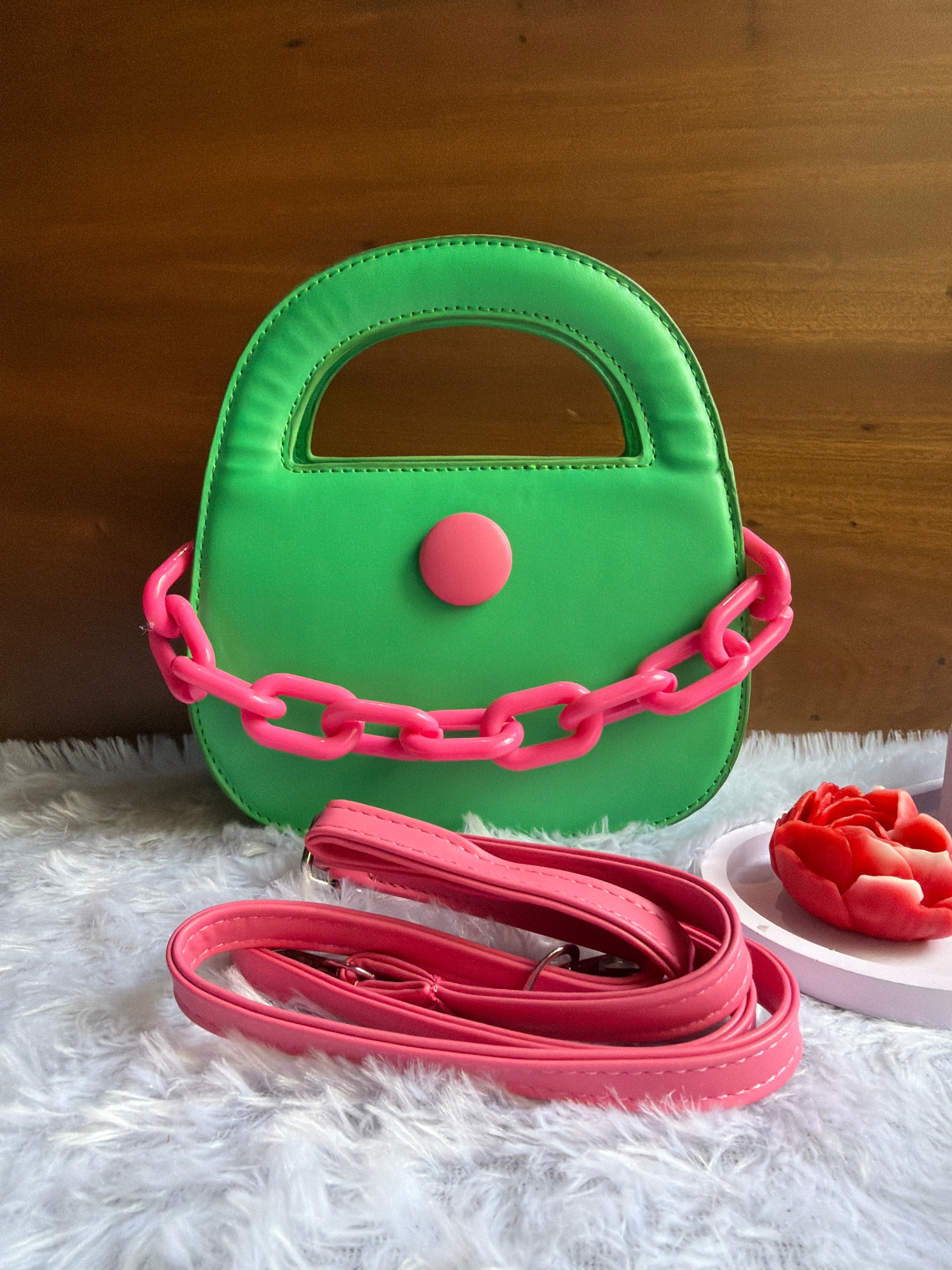 Matcha Rose Handbag