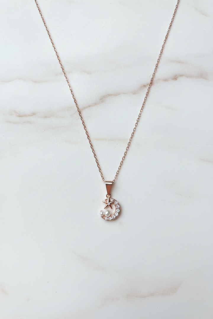 Star Moon Necklace