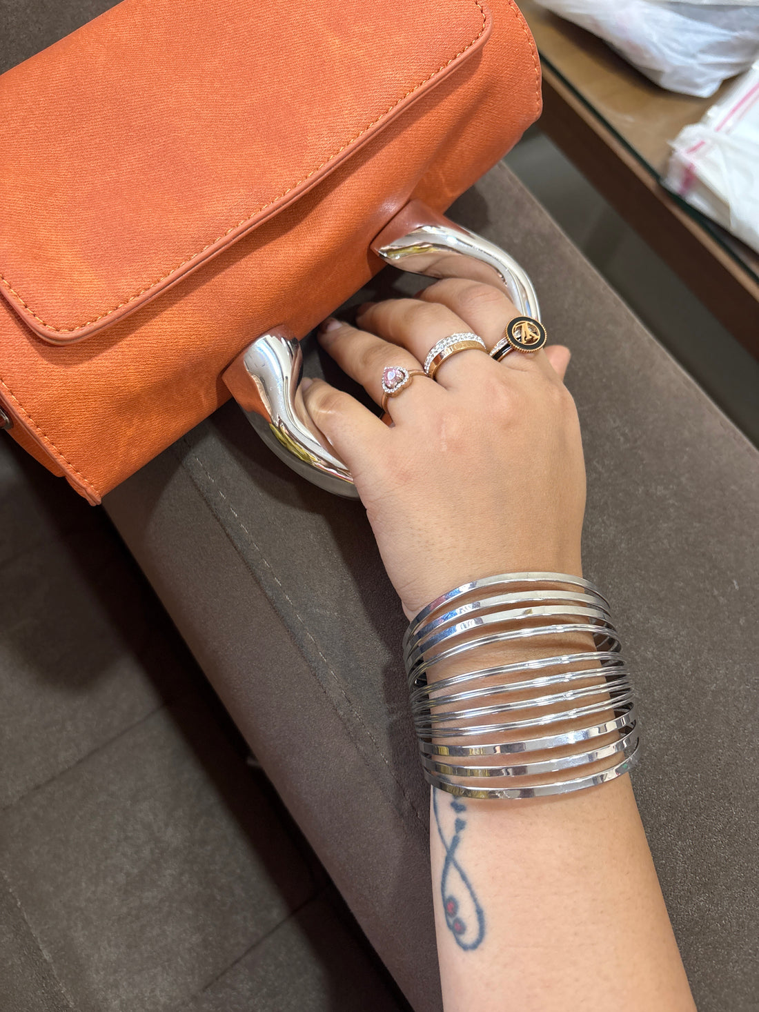 Silver Wave Handcuff