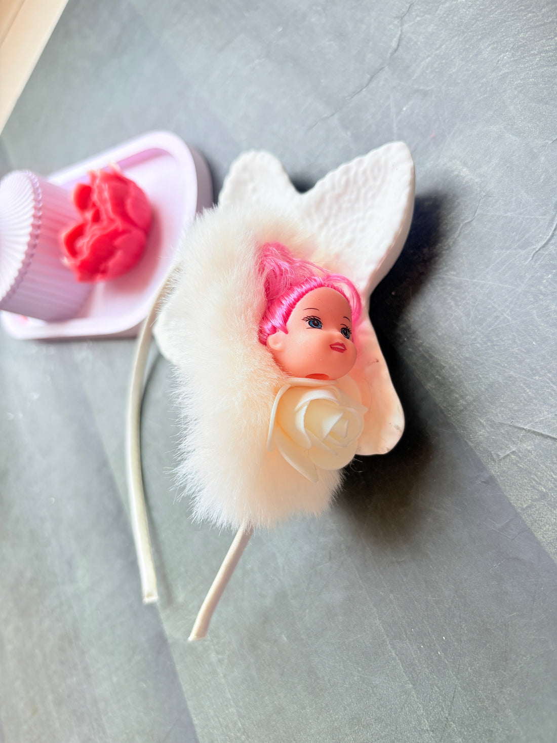 Barbie Pop Hairpin White