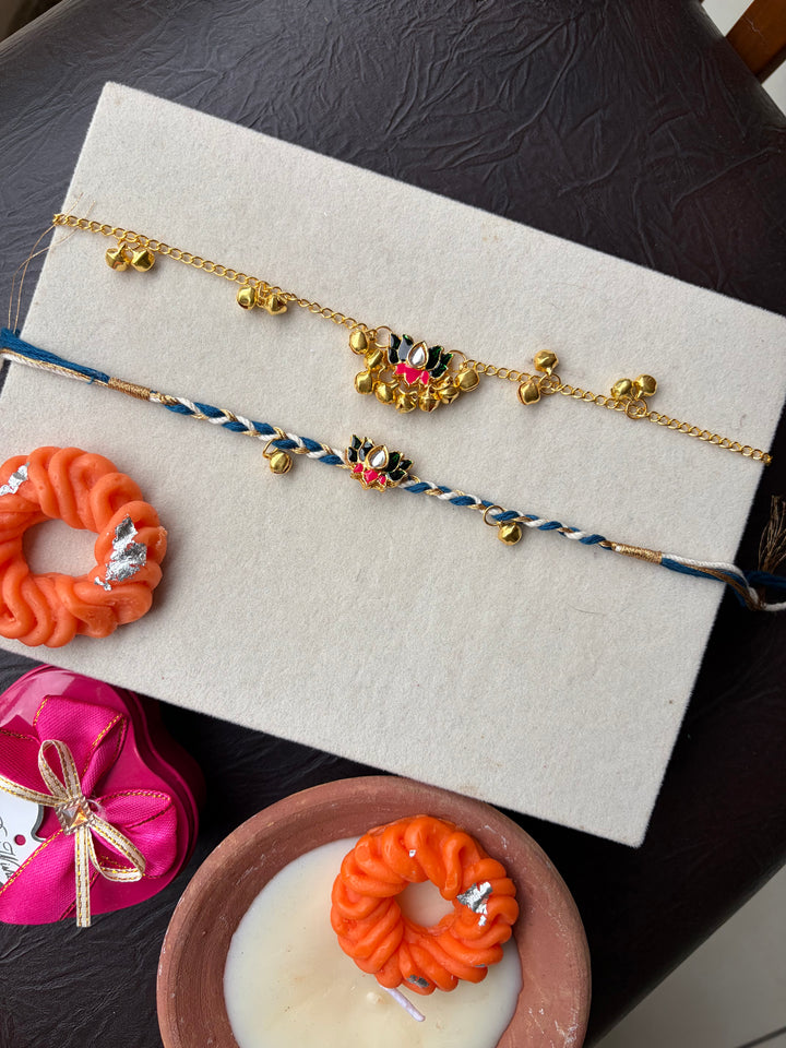 Neel Kamal Couple Rakhi Combo