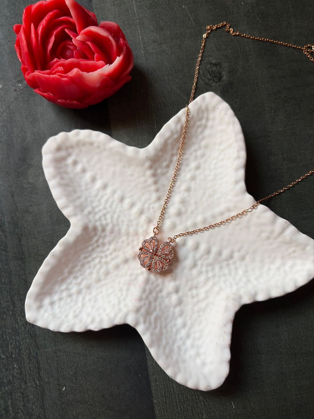 Heart Folding Necklace