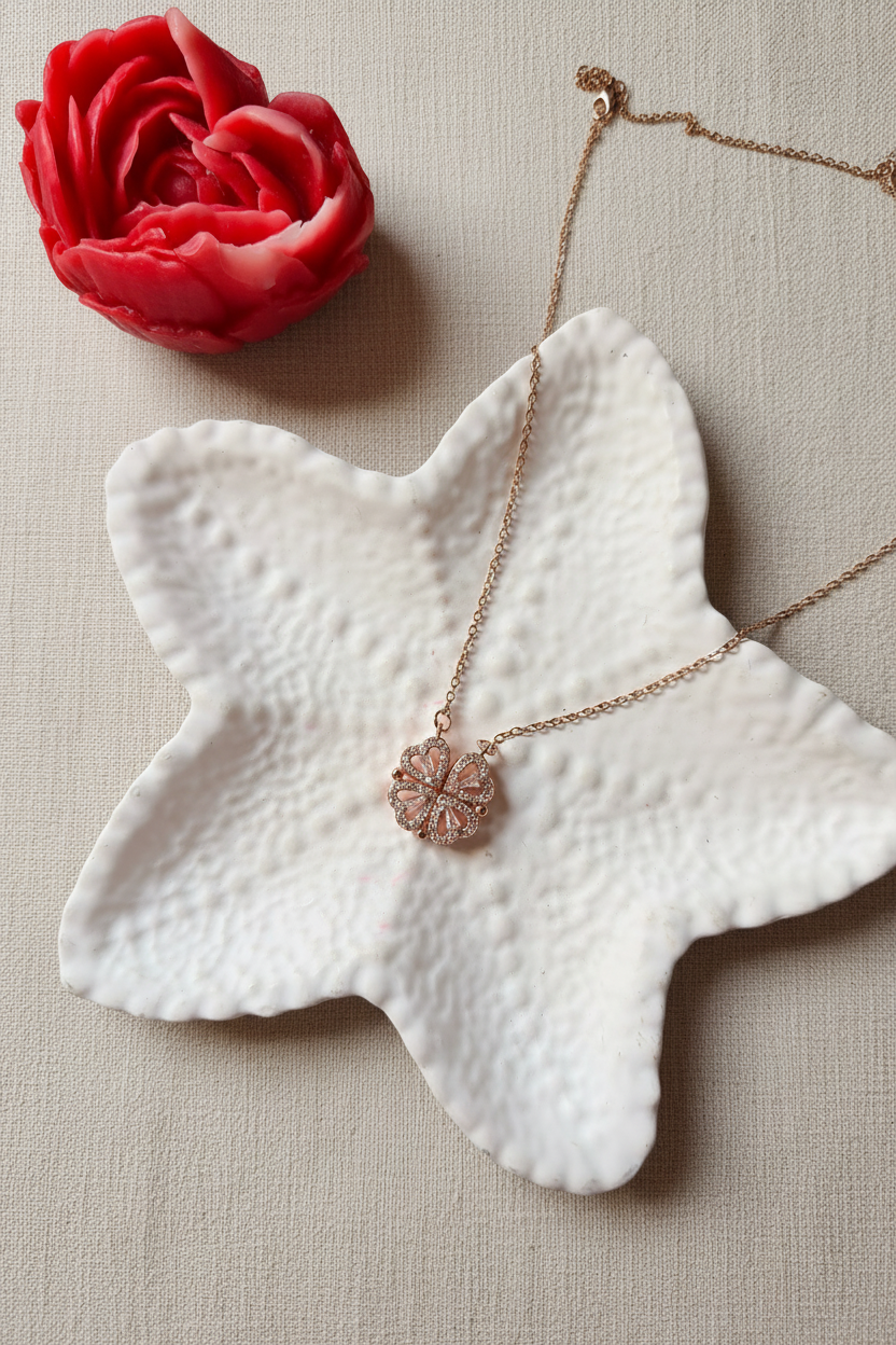 Heart Folding Necklace