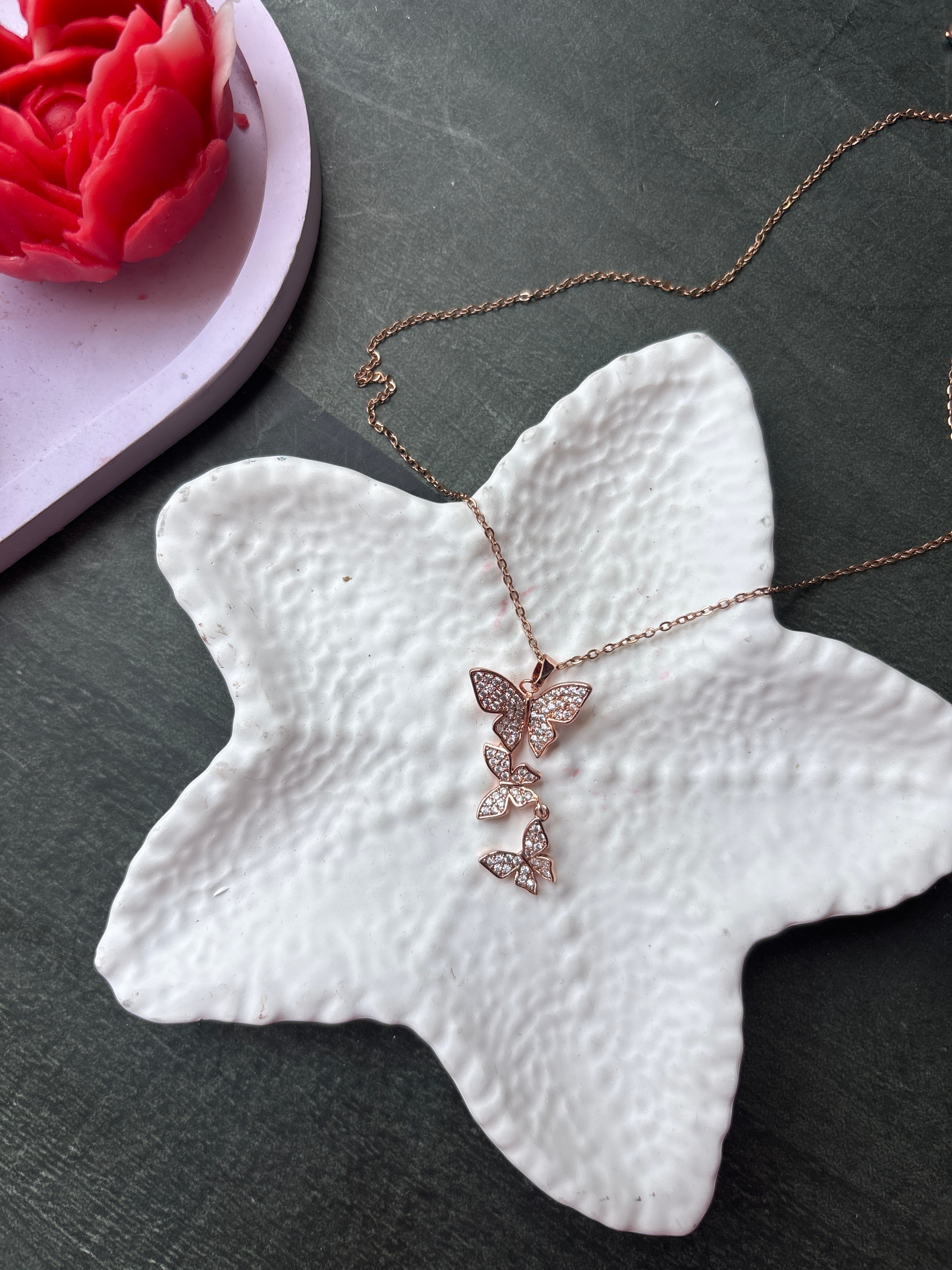 Golden Butterfly Necklace