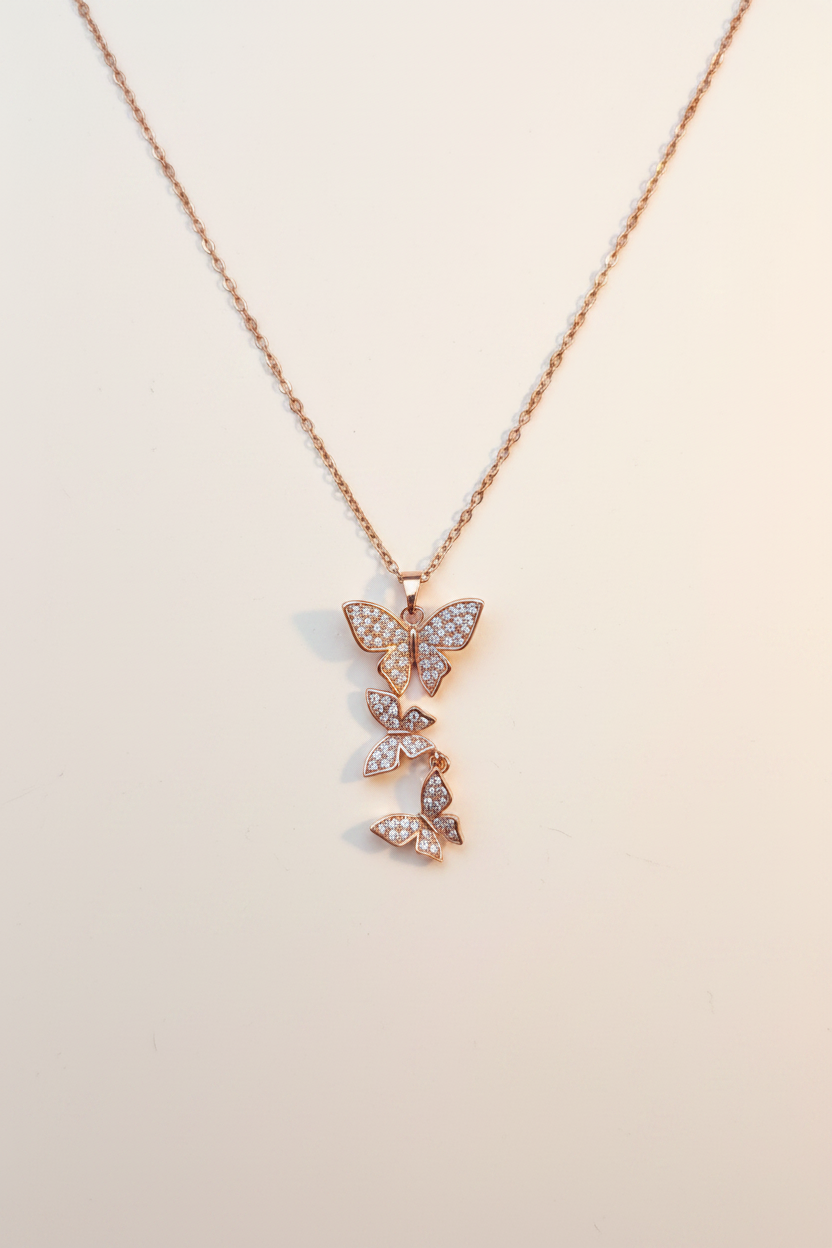 Golden Butterfly Necklace
