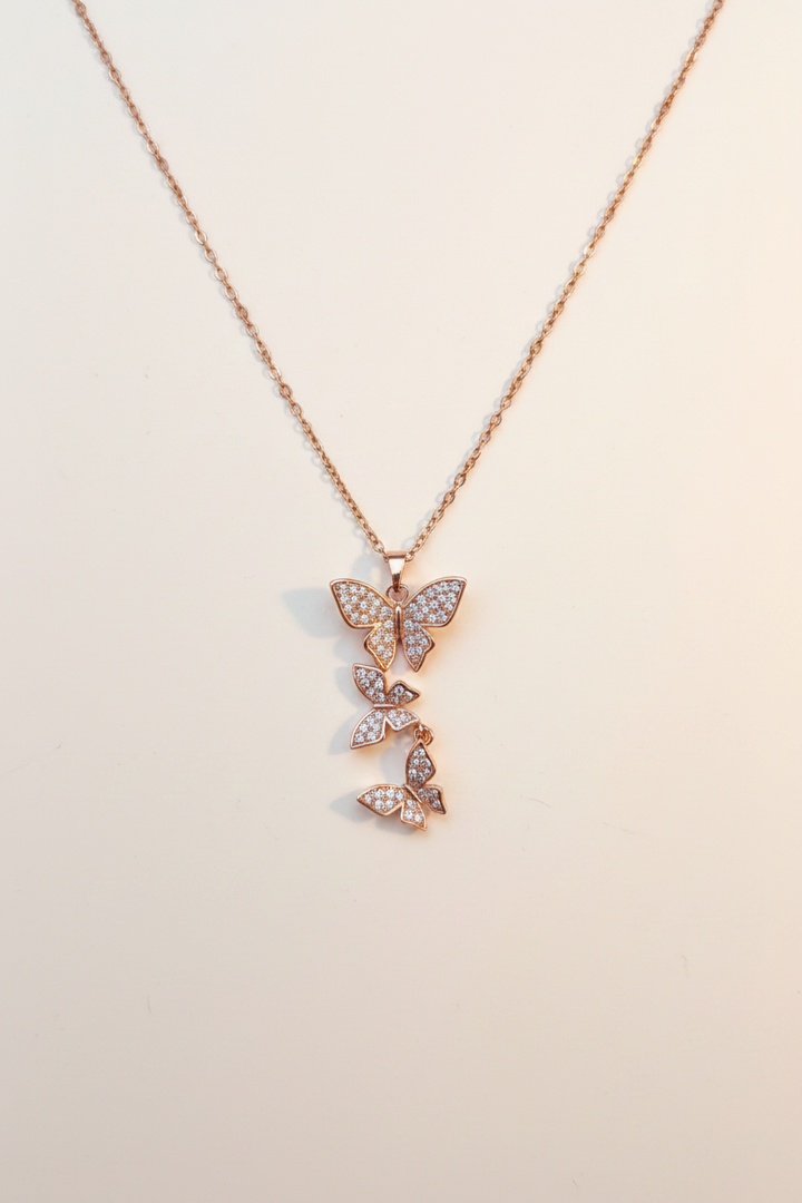 Golden Butterfly Necklace