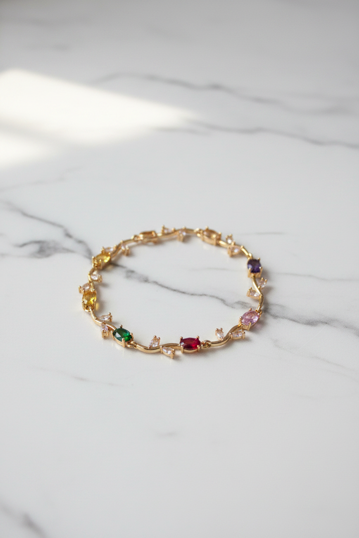 Multi Colour Tulip Bracelet