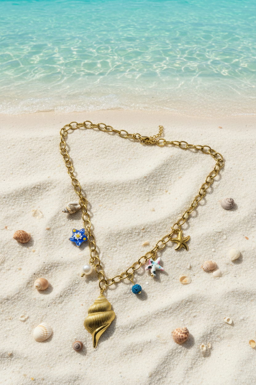 Sea Charm Beach Necklace