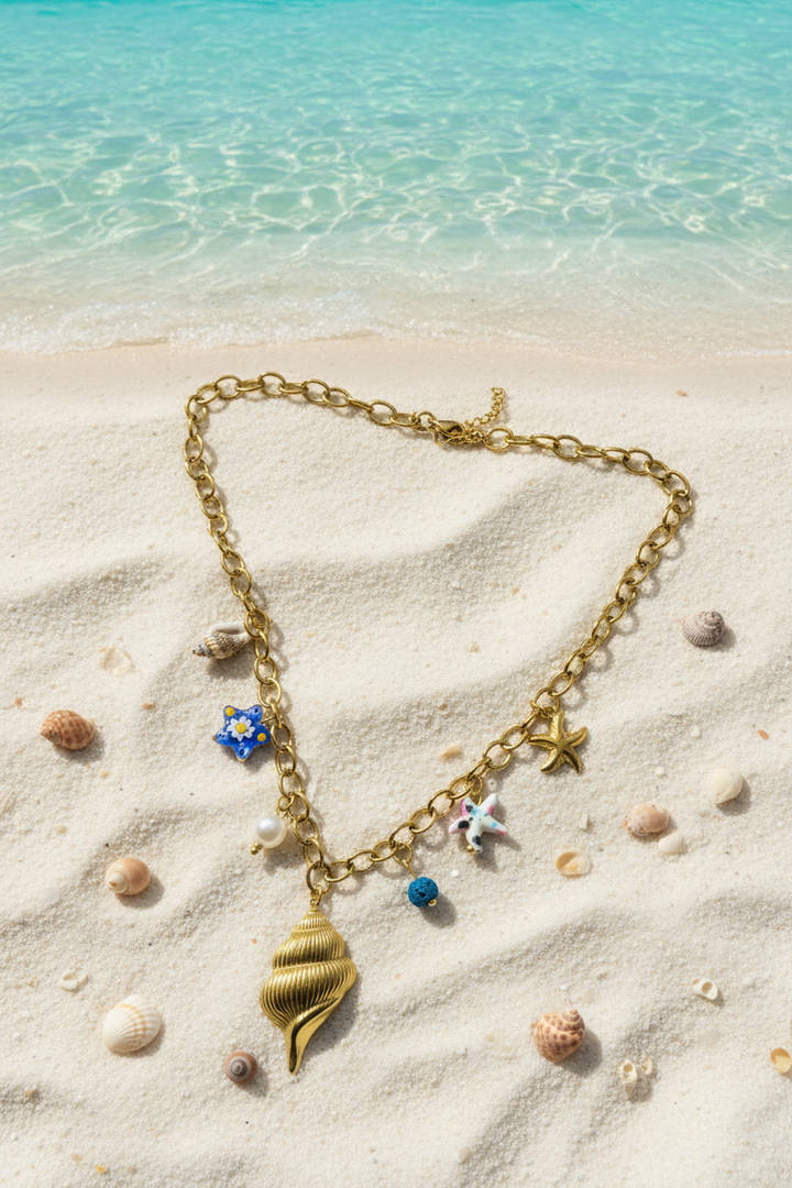 Sea Charm Beach Necklace