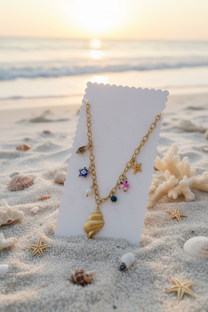 Sea Charm Beach Necklace