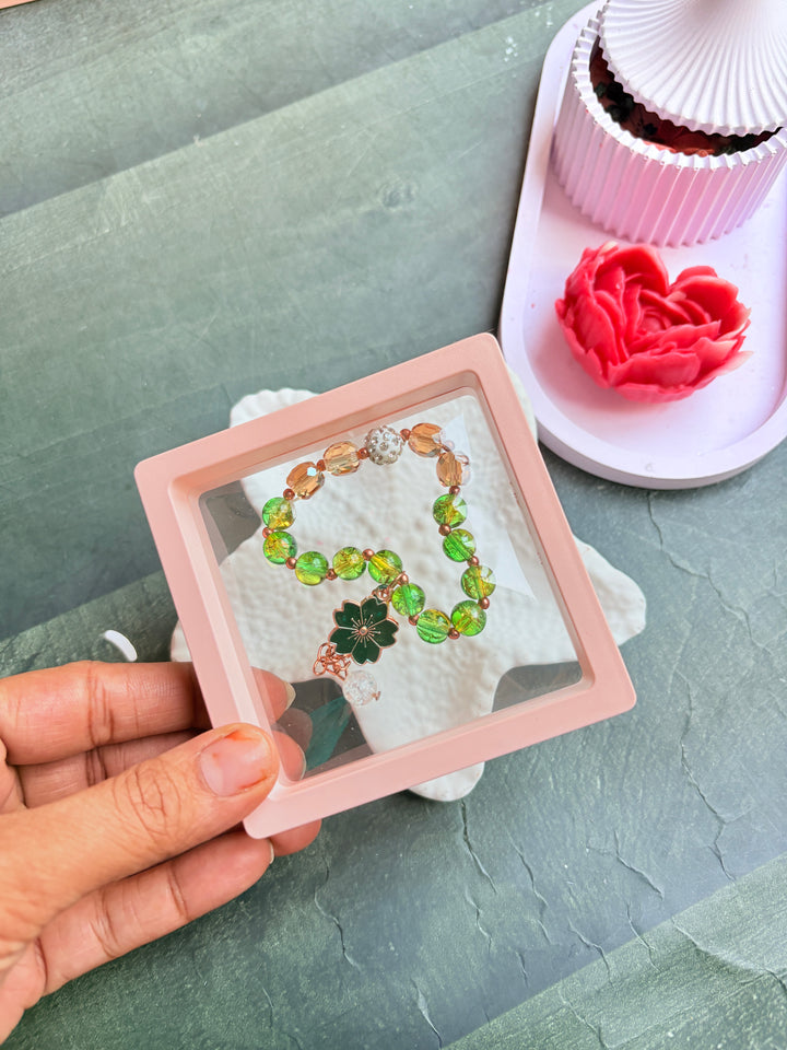 Spark Charm Bracelet Green