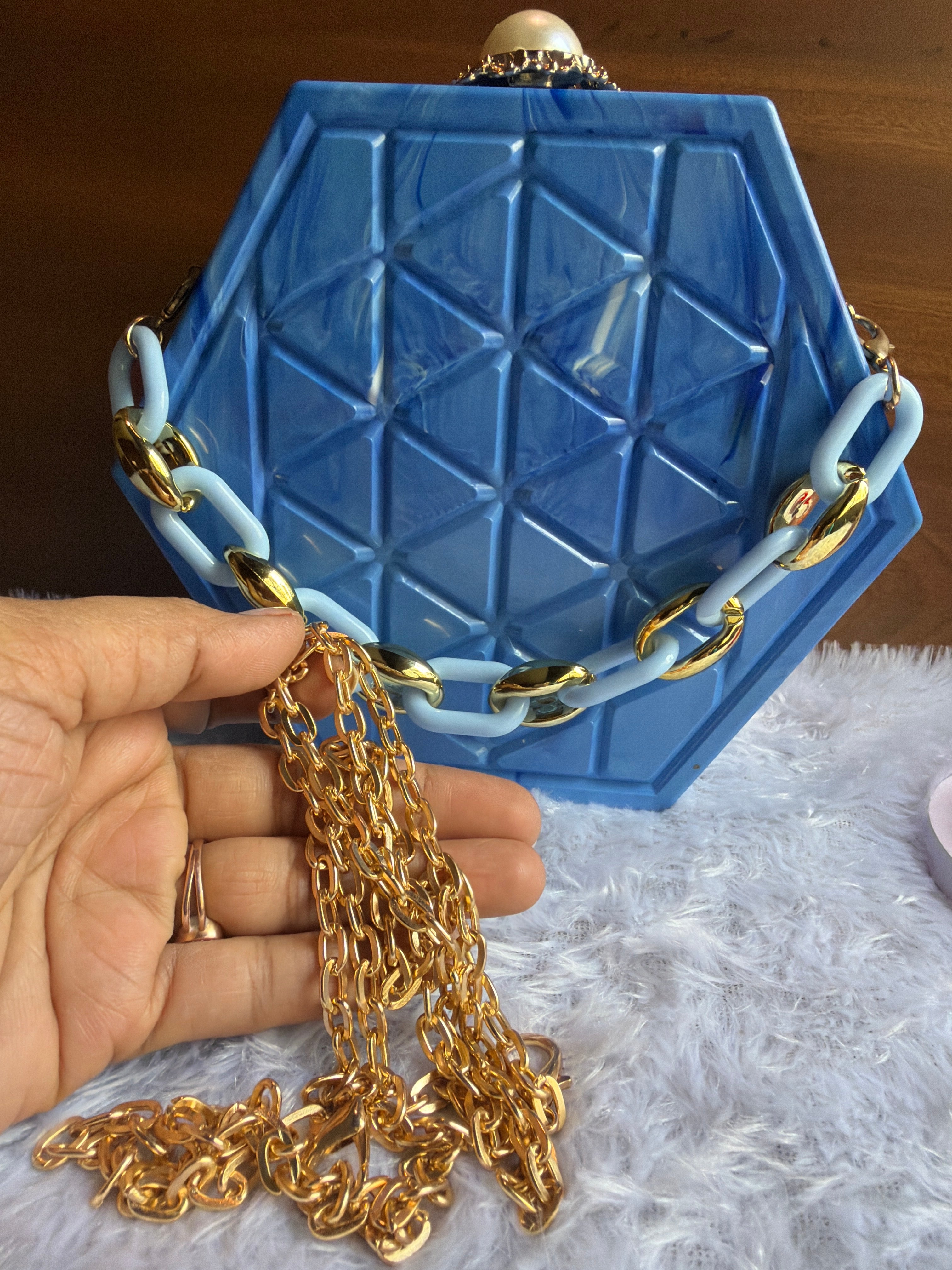 Ocean Quartz Handbag