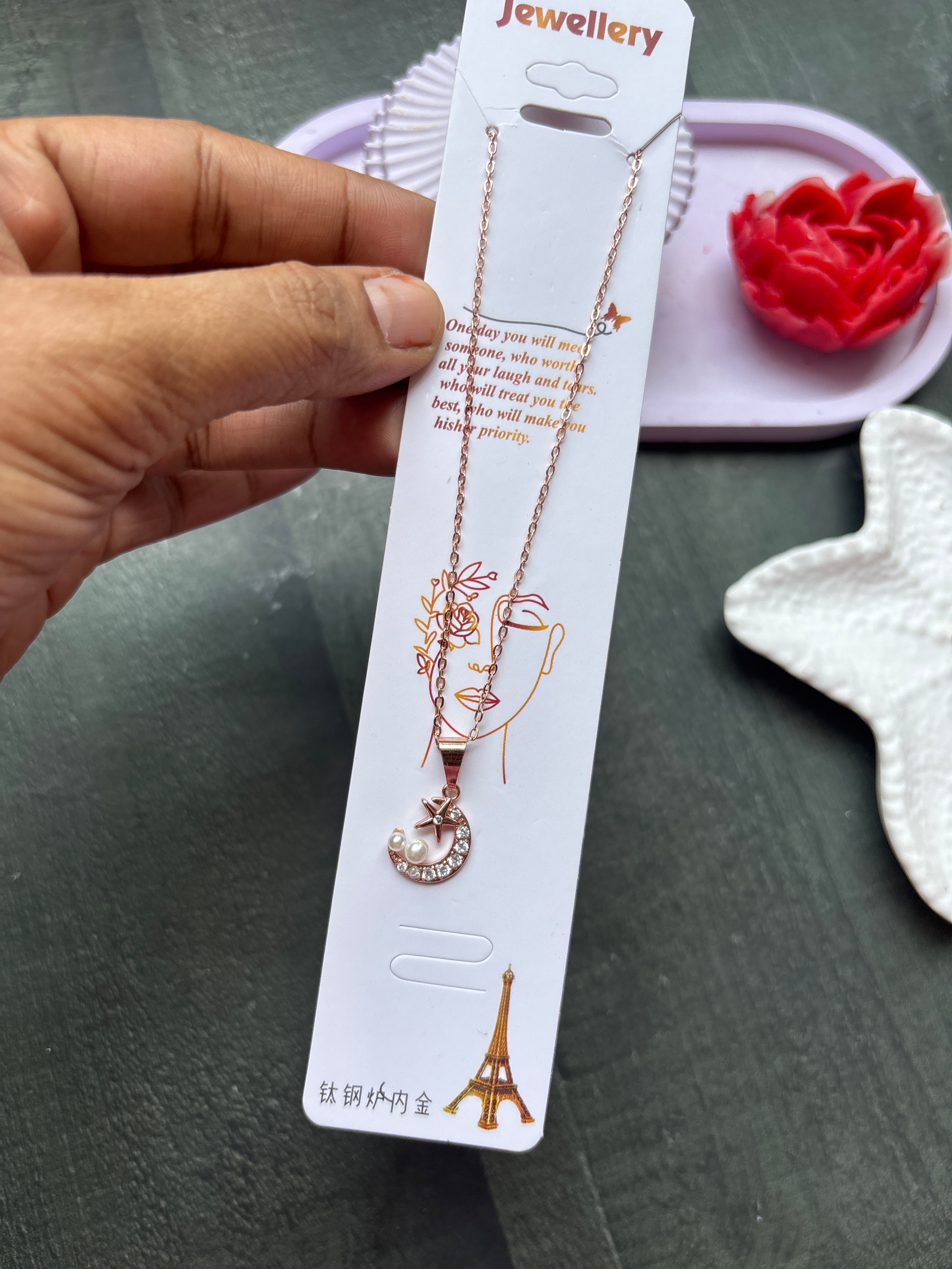 Star Moon Necklace