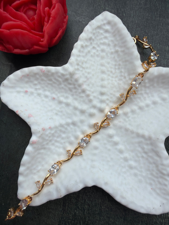 White Tulip Bracelet