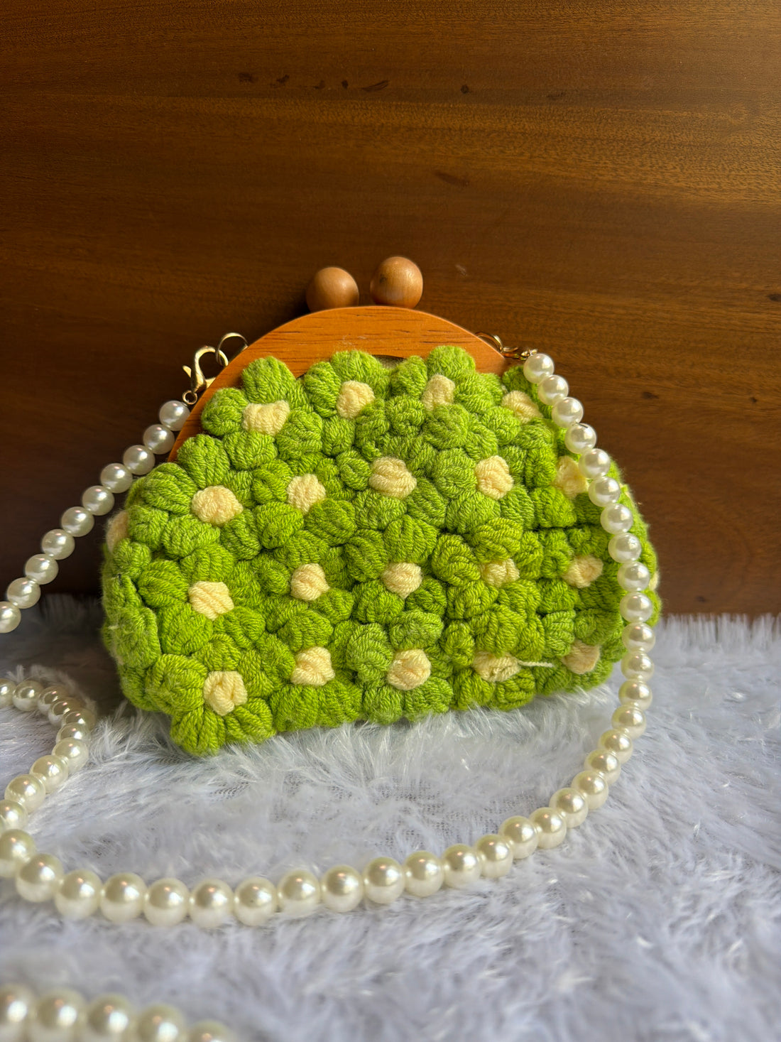 Mint Flora Handbag