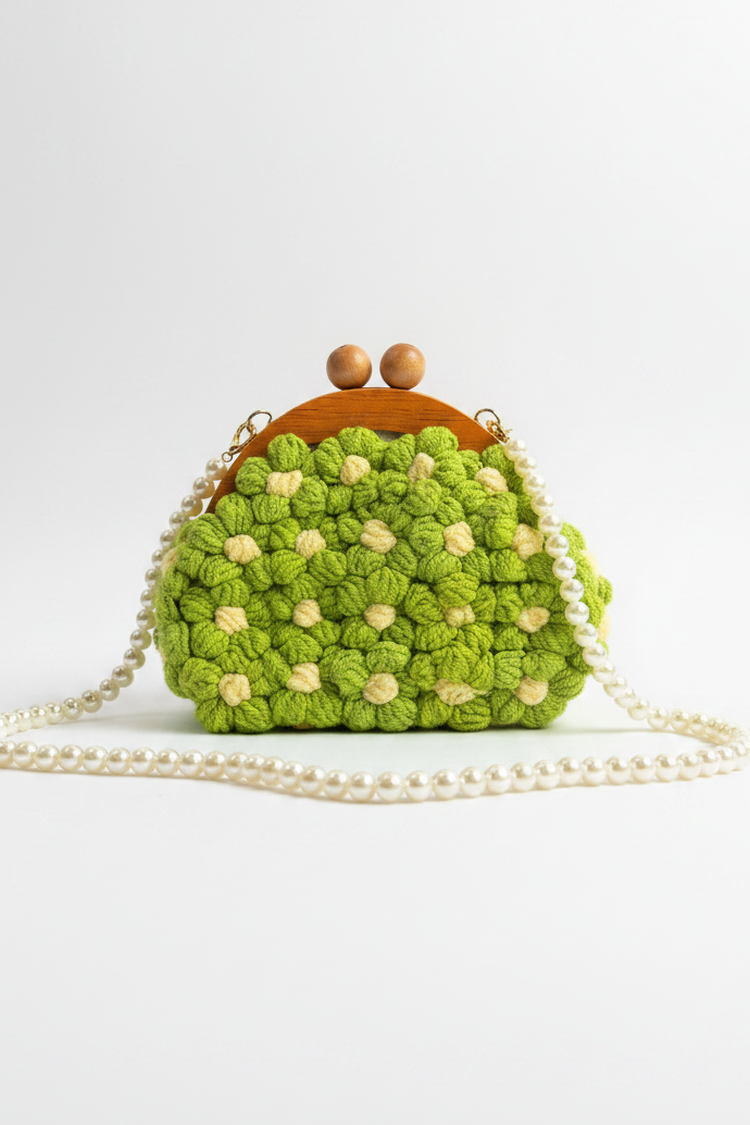 Mint Flora Handbag