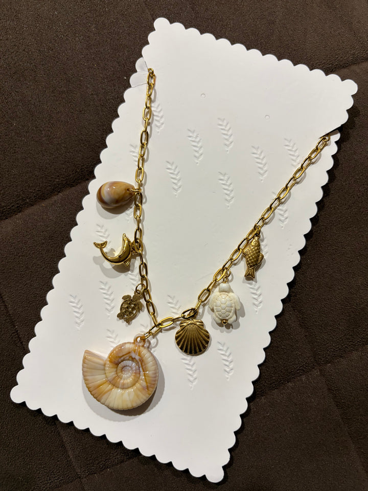 Sea Charm Beach Necklace