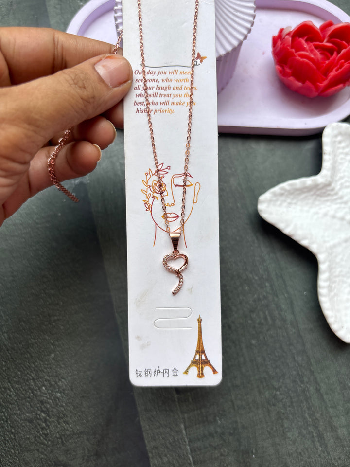 Twinkle Heart Necklace