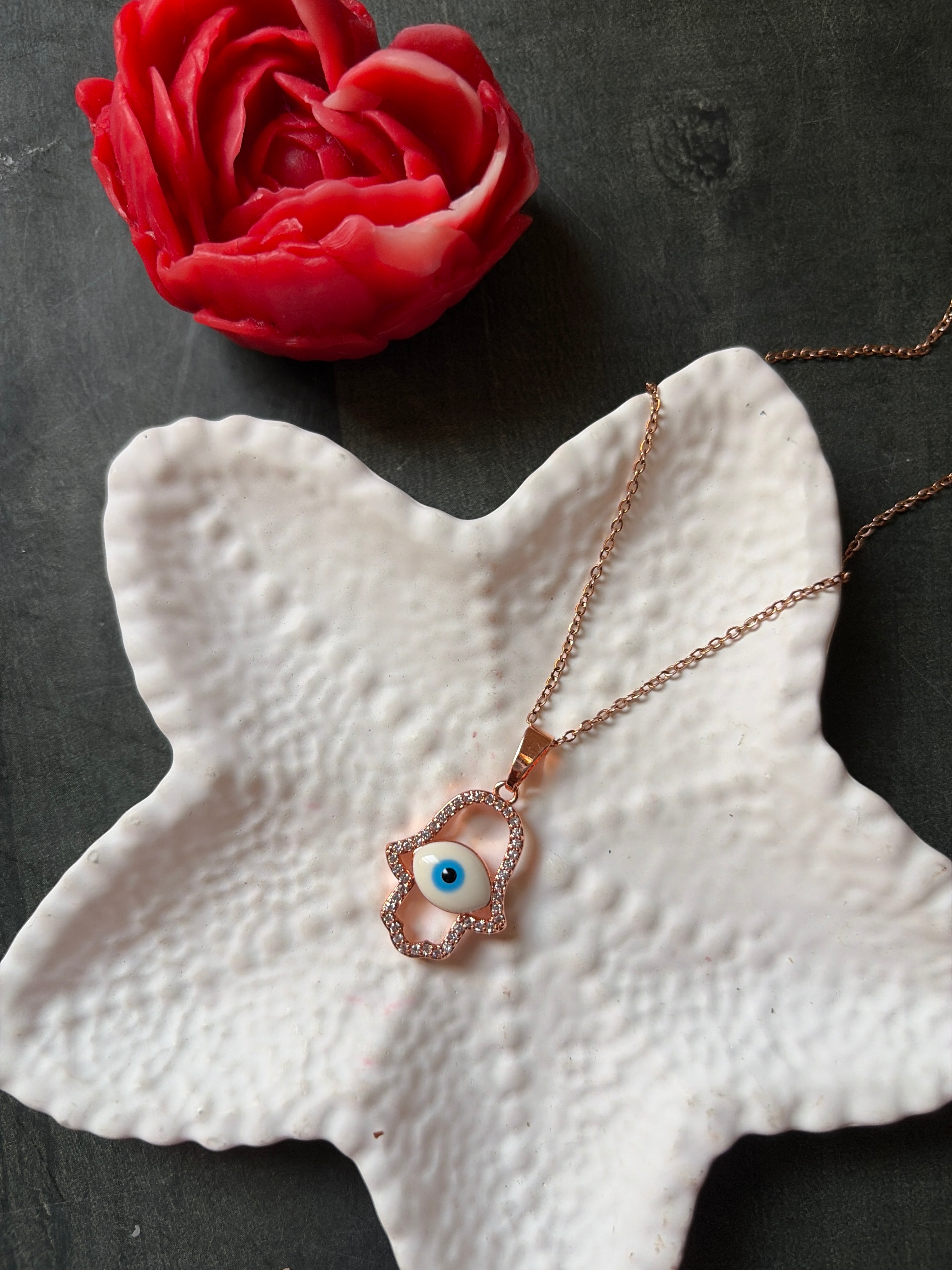 Evil eye diamond Necklace