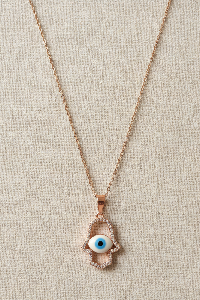 Evil eye diamond Necklace