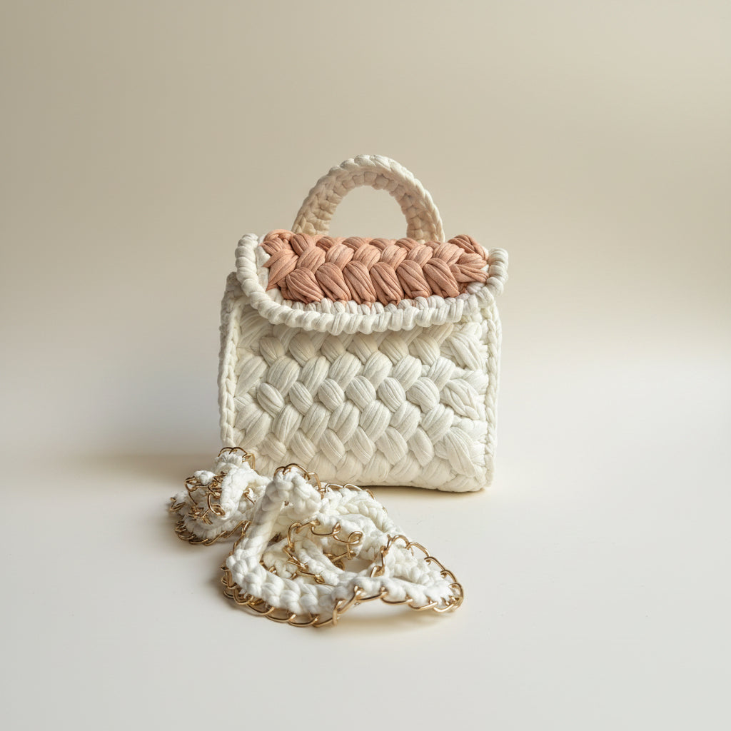 Ivory Knot Handbag