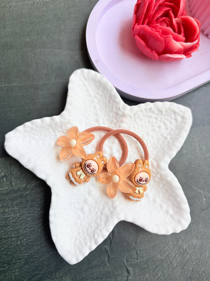 Labubu Rubber Bands Brown