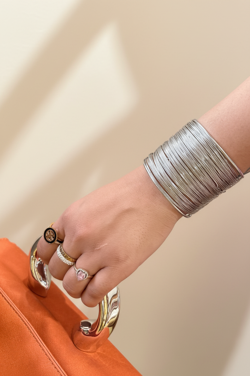 Silver Wire Handcuff