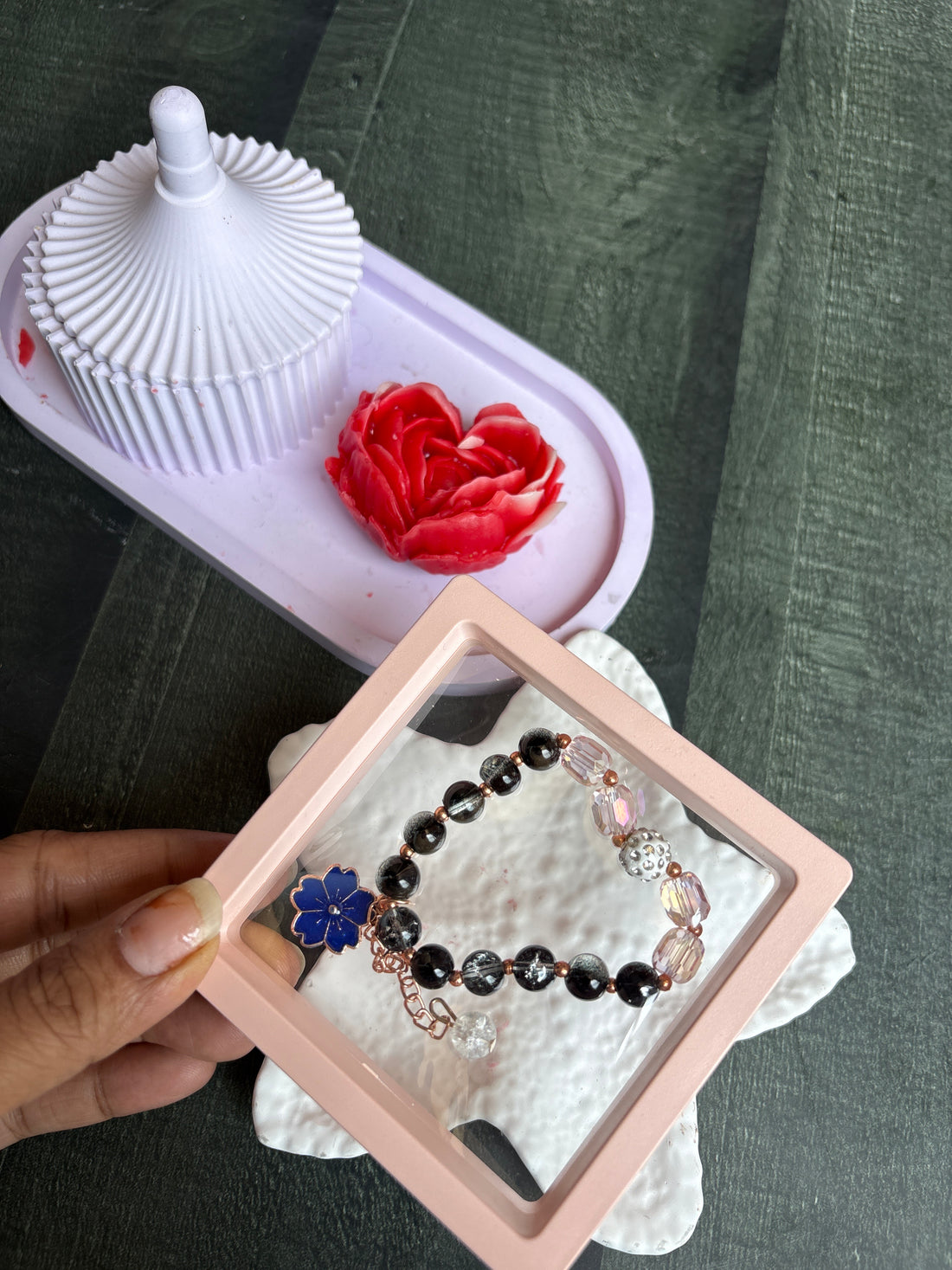 Spark Charm Bracelet Black