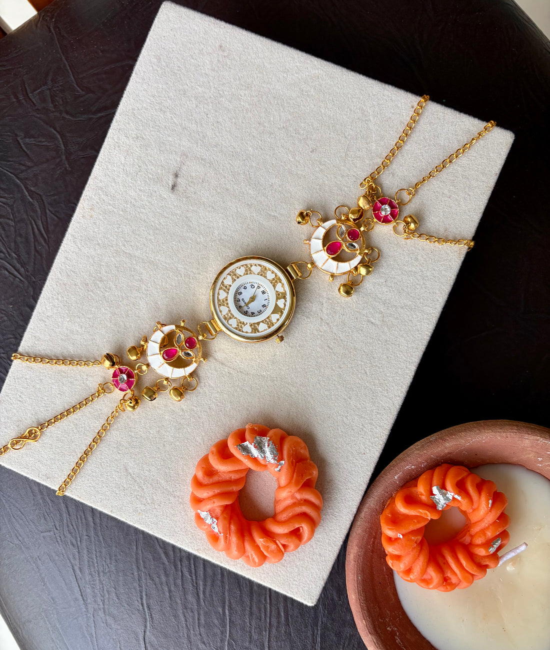 White Moon Kashmiri Watch