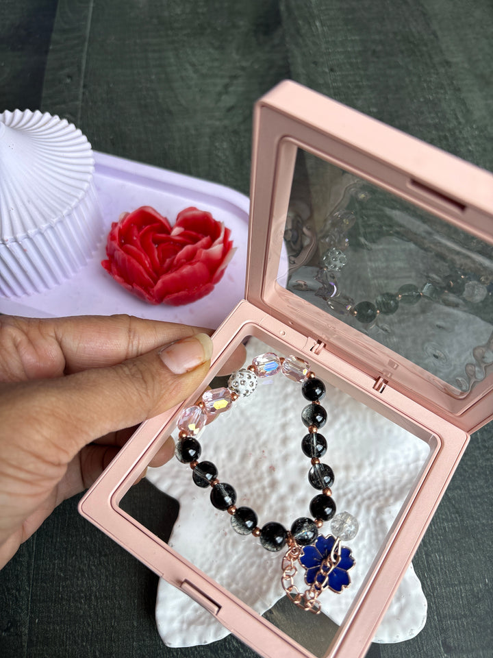 Spark Charm Bracelet Black