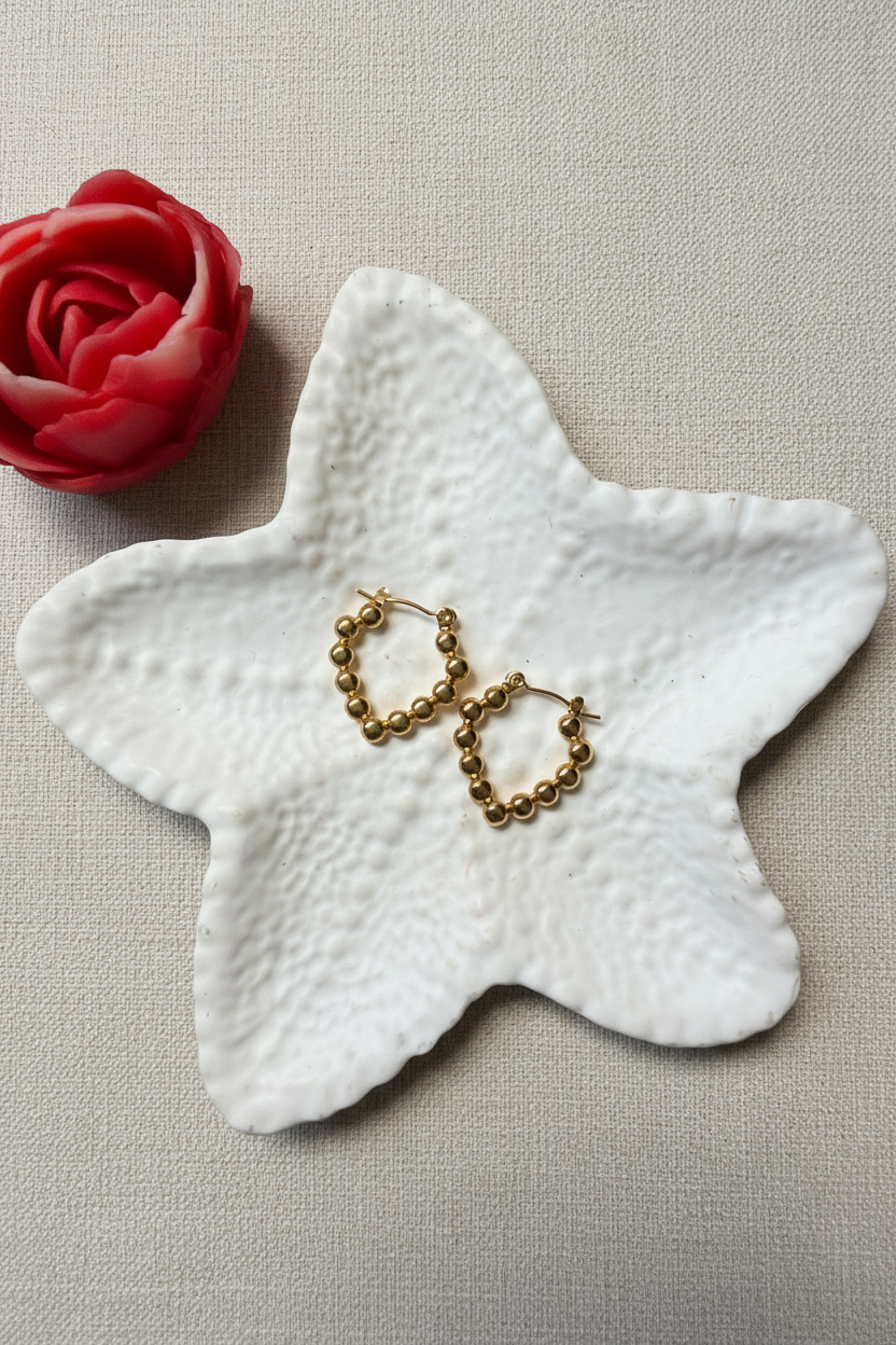 Retro Gold Hoops